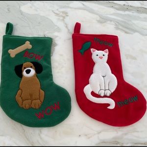 DOG AND CAT STOCKING STUFFER NWOTS!